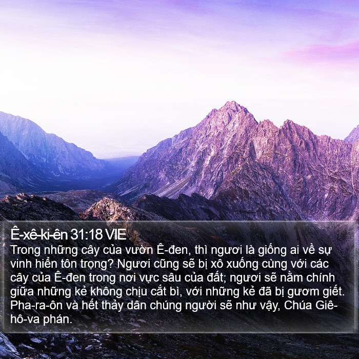 Ê-xê-ki-ên 31:18 VIE Bible Study