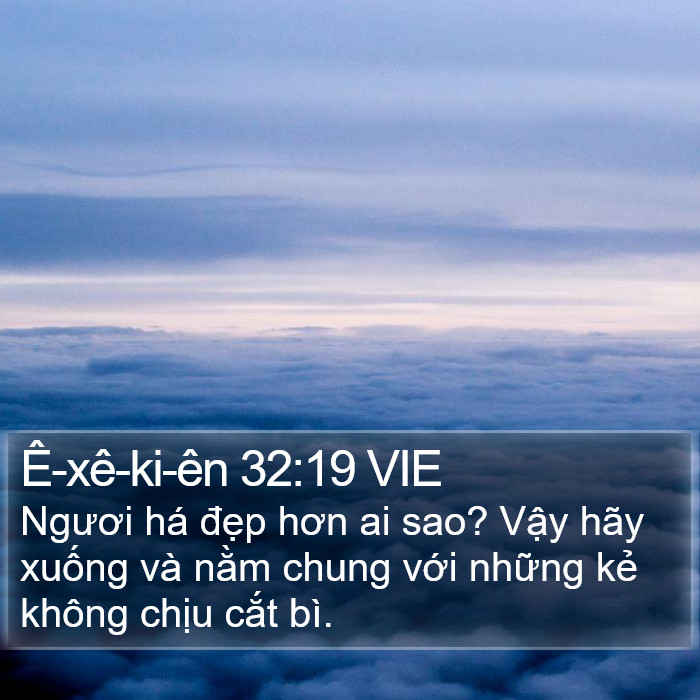 Ê-xê-ki-ên 32:19 VIE Bible Study