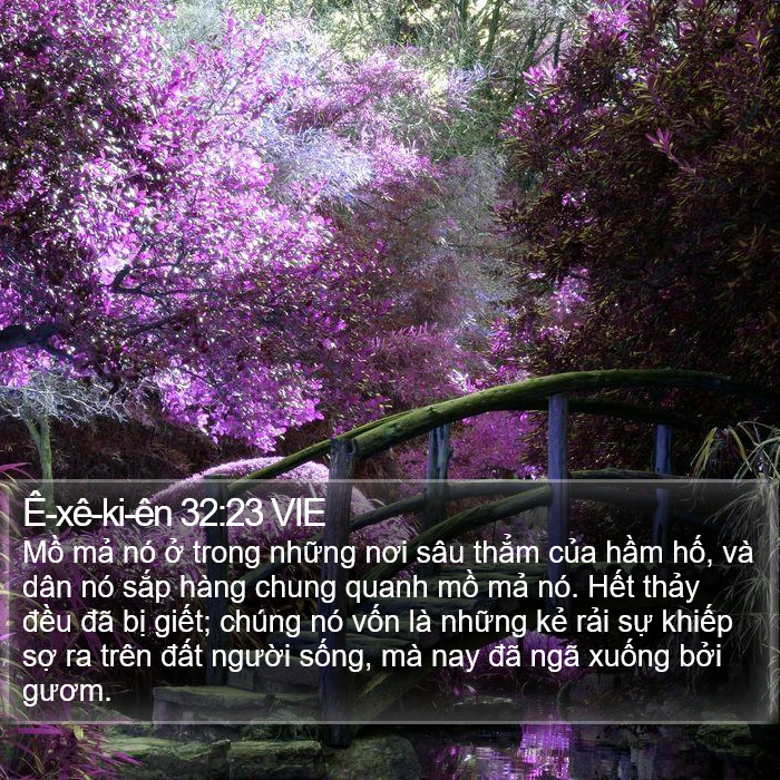Ê-xê-ki-ên 32:23 VIE Bible Study