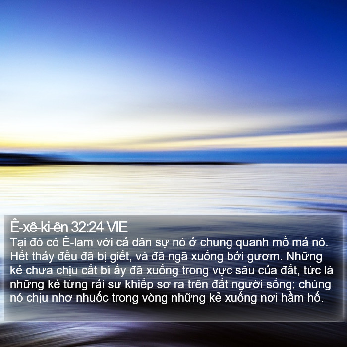 Ê-xê-ki-ên 32:24 VIE Bible Study