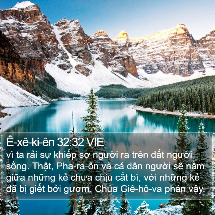 Ê-xê-ki-ên 32:32 VIE Bible Study