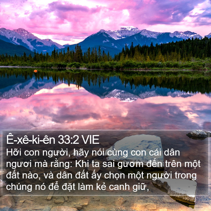 Ê-xê-ki-ên 33:2 VIE Bible Study