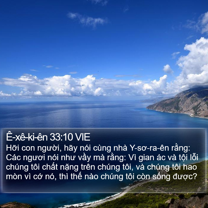 Ê-xê-ki-ên 33:10 VIE Bible Study