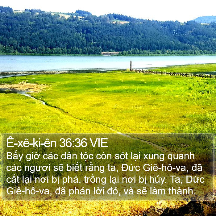 Ê-xê-ki-ên 36:36 VIE Bible Study