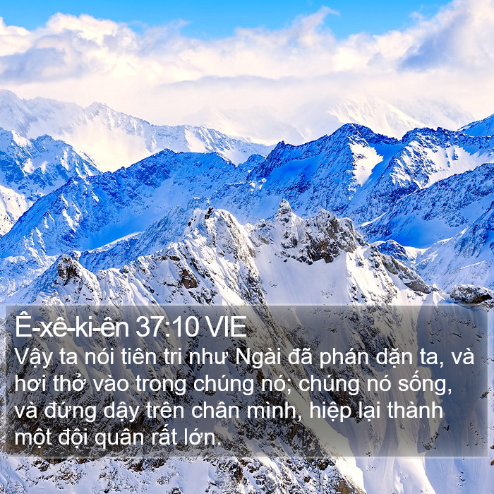 Ê-xê-ki-ên 37:10 VIE Bible Study