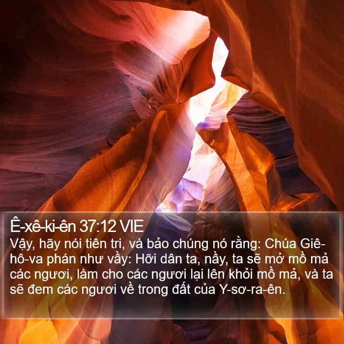 Ê-xê-ki-ên 37:12 VIE Bible Study