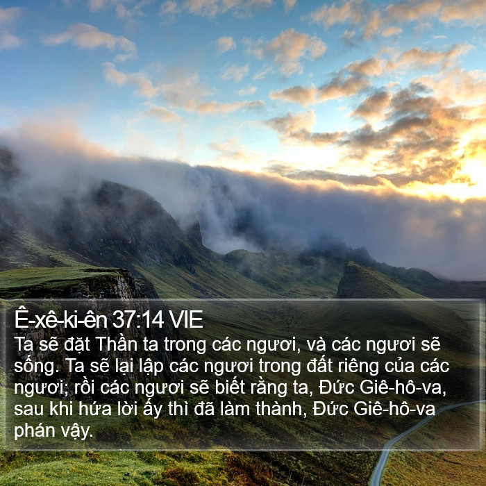 Ê-xê-ki-ên 37:14 VIE Bible Study