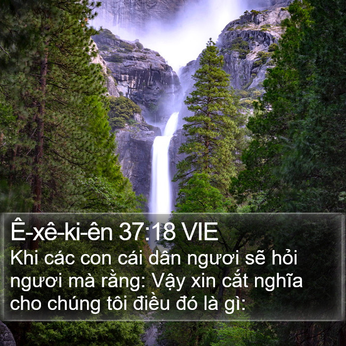 Ê-xê-ki-ên 37:18 VIE Bible Study