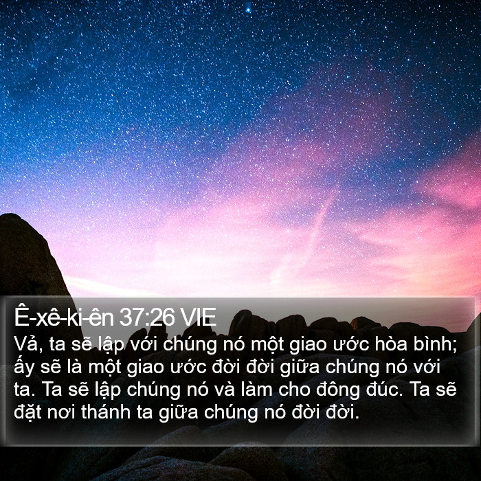 Ê-xê-ki-ên 37:26 VIE Bible Study