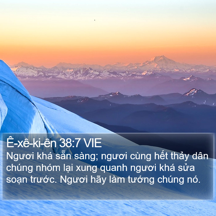 Ê-xê-ki-ên 38:7 VIE Bible Study