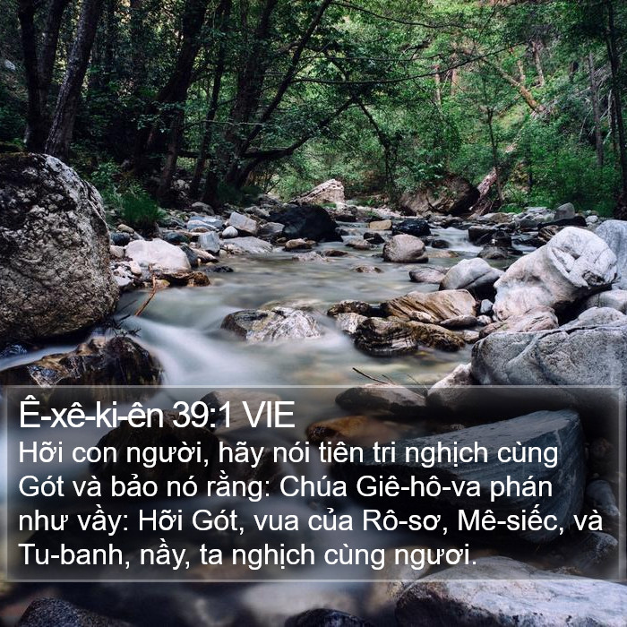 Ê-xê-ki-ên 39:1 VIE Bible Study