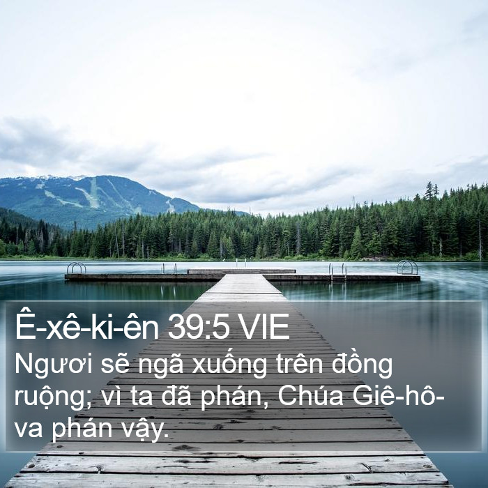 Ê-xê-ki-ên 39:5 VIE Bible Study