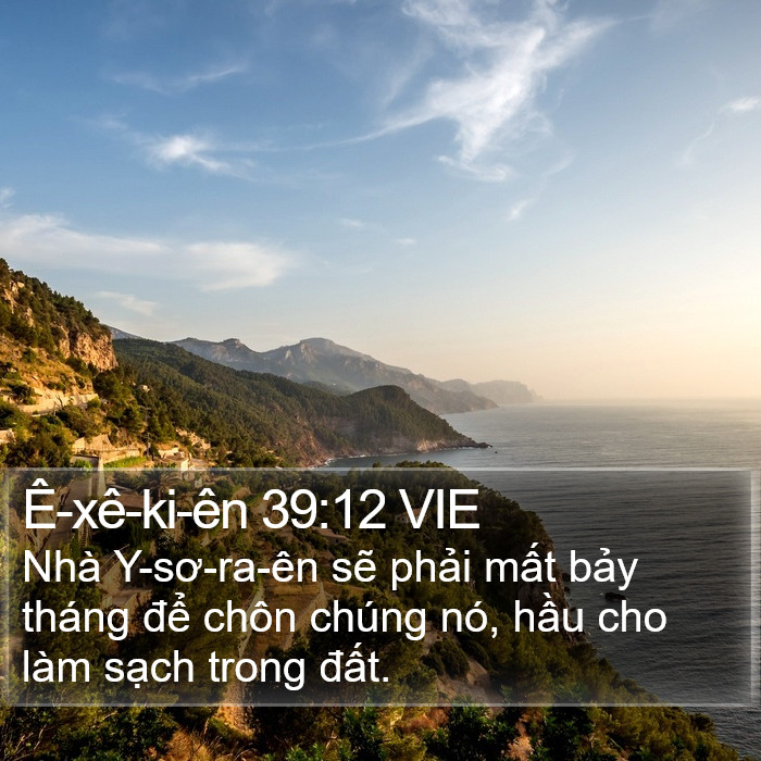 Ê-xê-ki-ên 39:12 VIE Bible Study