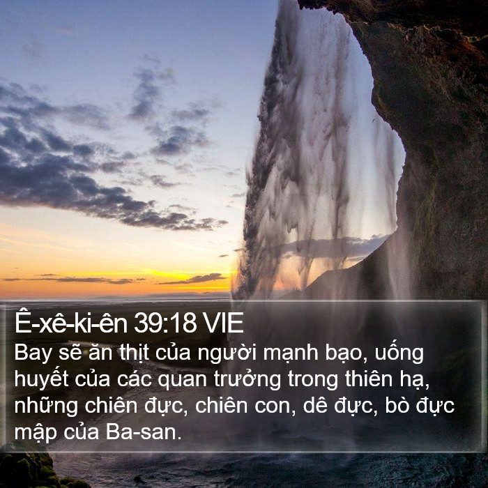 Ê-xê-ki-ên 39:18 VIE Bible Study