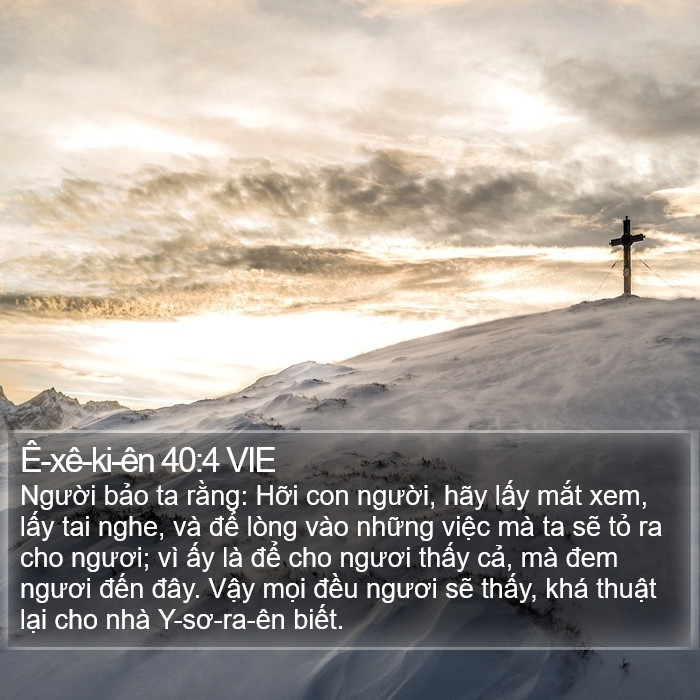 Ê-xê-ki-ên 40:4 VIE Bible Study