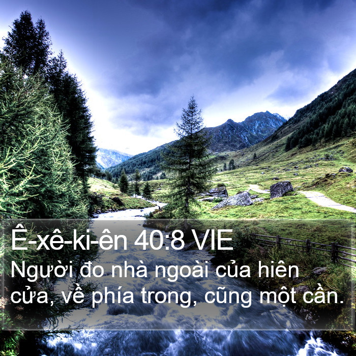 Ê-xê-ki-ên 40:8 VIE Bible Study