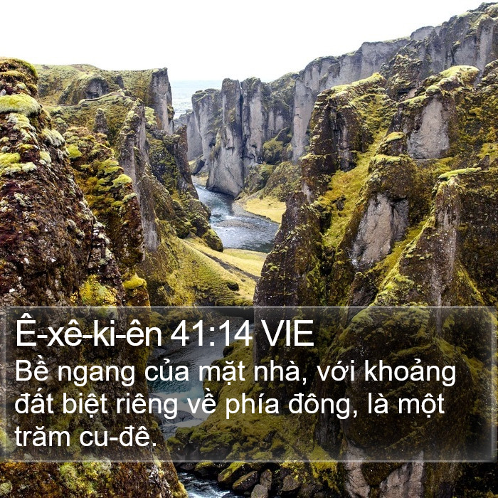 Ê-xê-ki-ên 41:14 VIE Bible Study
