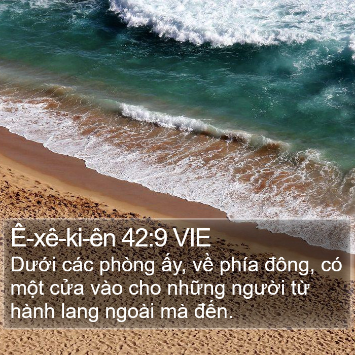Ê-xê-ki-ên 42:9 VIE Bible Study