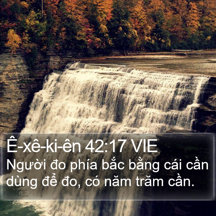 Ê-xê-ki-ên 42:17 VIE Bible Study