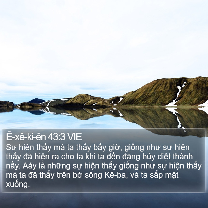 Ê-xê-ki-ên 43:3 VIE Bible Study