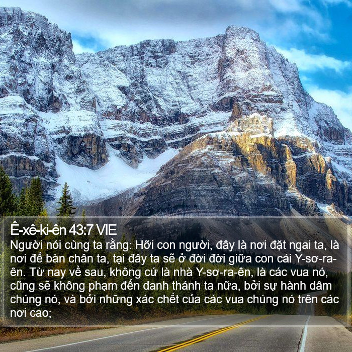 Ê-xê-ki-ên 43:7 VIE Bible Study