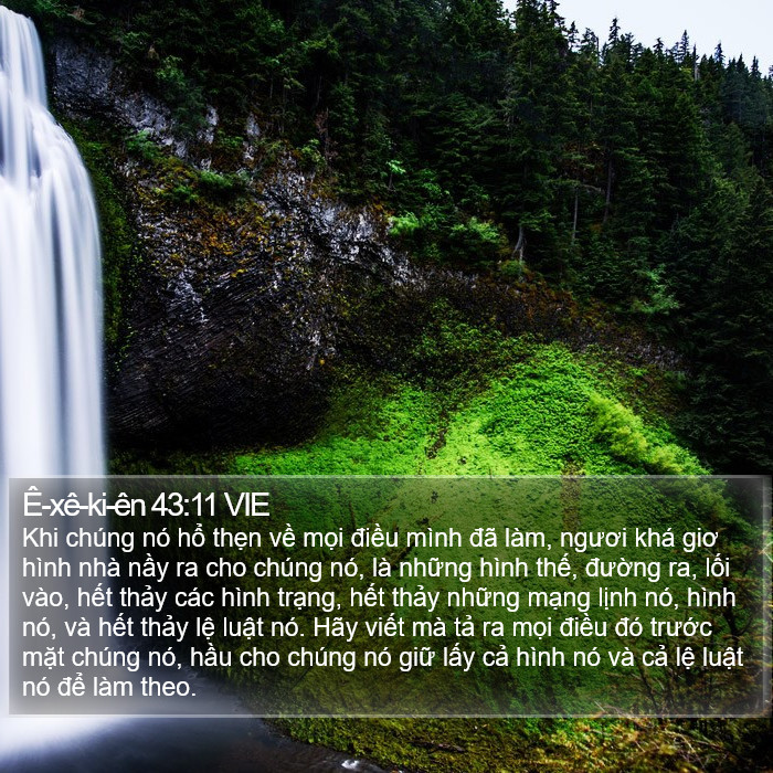 Ê-xê-ki-ên 43:11 VIE Bible Study