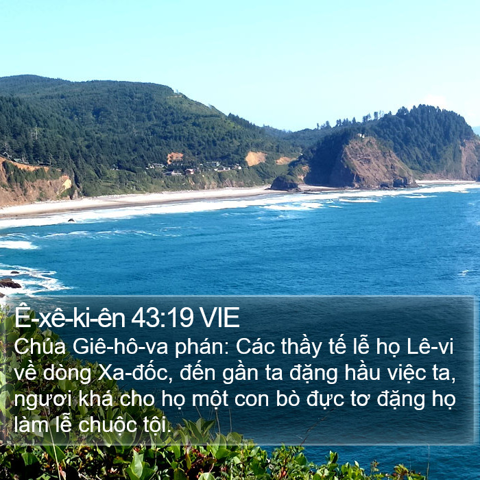 Ê-xê-ki-ên 43:19 VIE Bible Study