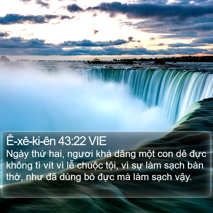 Ê-xê-ki-ên 43:22 VIE Bible Study