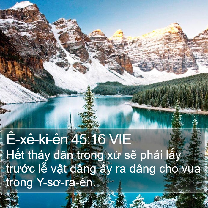 Ê-xê-ki-ên 45:16 VIE Bible Study