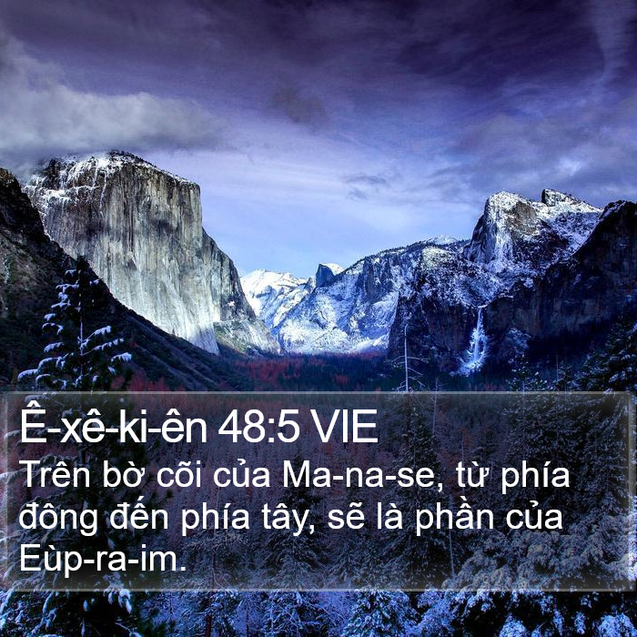 Ê-xê-ki-ên 48:5 VIE Bible Study