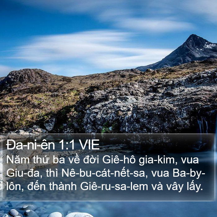 Ða-ni-ên 1:1 VIE Bible Study