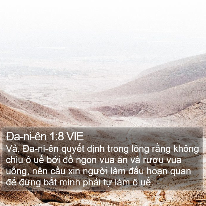 Ða-ni-ên 1:8 VIE Bible Study