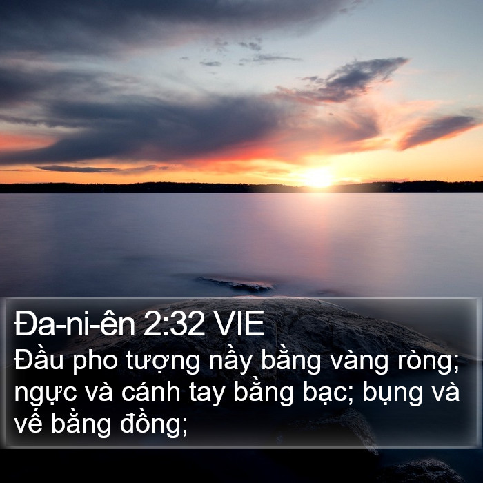 Ða-ni-ên 2:32 VIE Bible Study