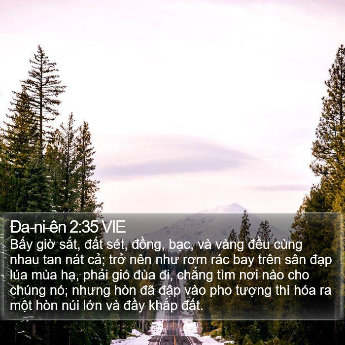 Ða-ni-ên 2:35 VIE Bible Study