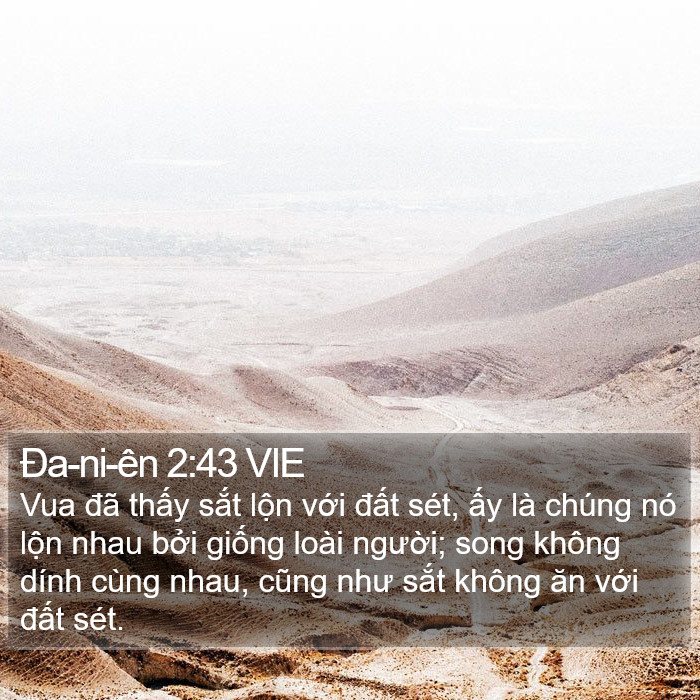 Ða-ni-ên 2:43 VIE Bible Study