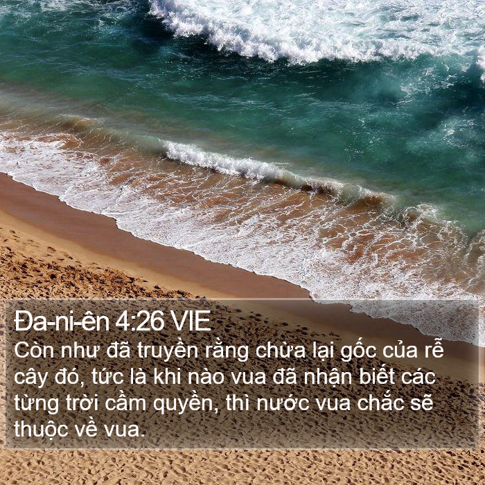 Ða-ni-ên 4:26 VIE Bible Study
