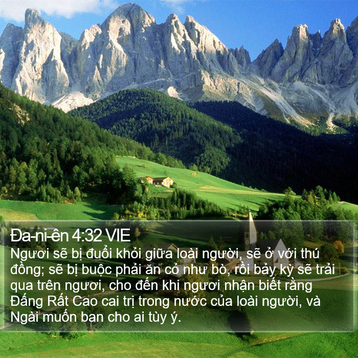 Ða-ni-ên 4:32 VIE Bible Study