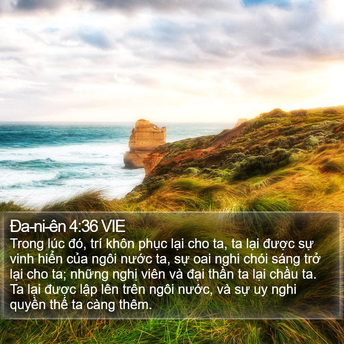 Ða-ni-ên 4:36 VIE Bible Study