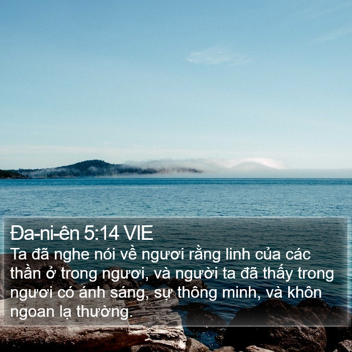 Ða-ni-ên 5:14 VIE Bible Study