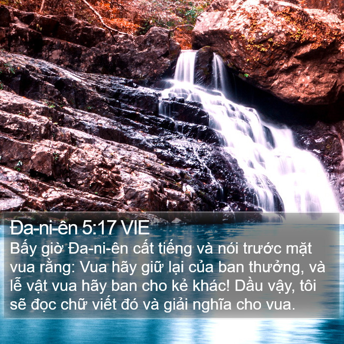 Ða-ni-ên 5:17 VIE Bible Study