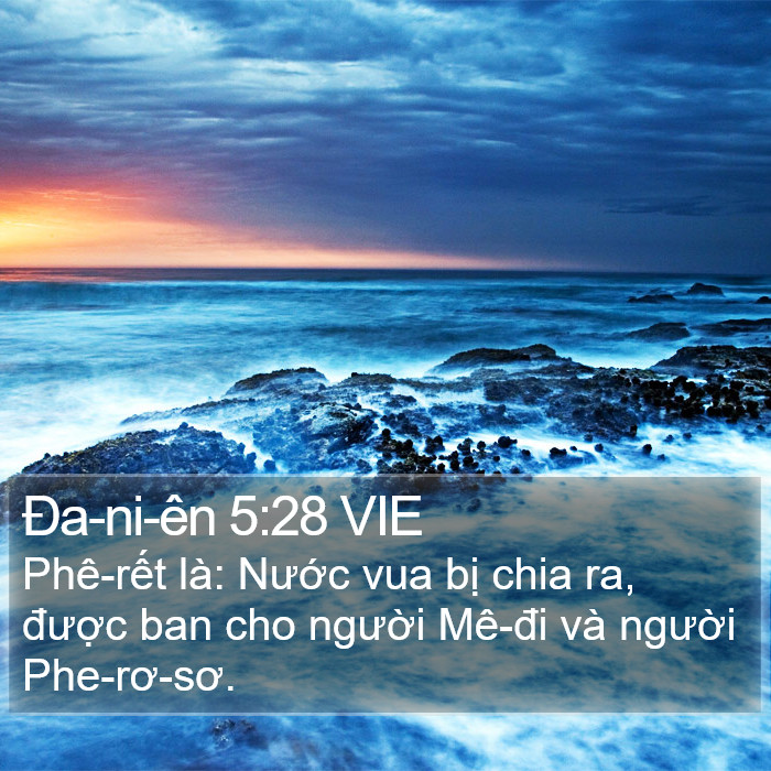 Ða-ni-ên 5:28 VIE Bible Study