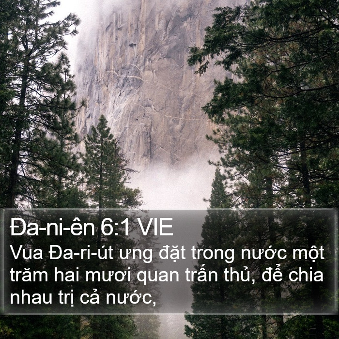 Ða-ni-ên 6:1 VIE Bible Study
