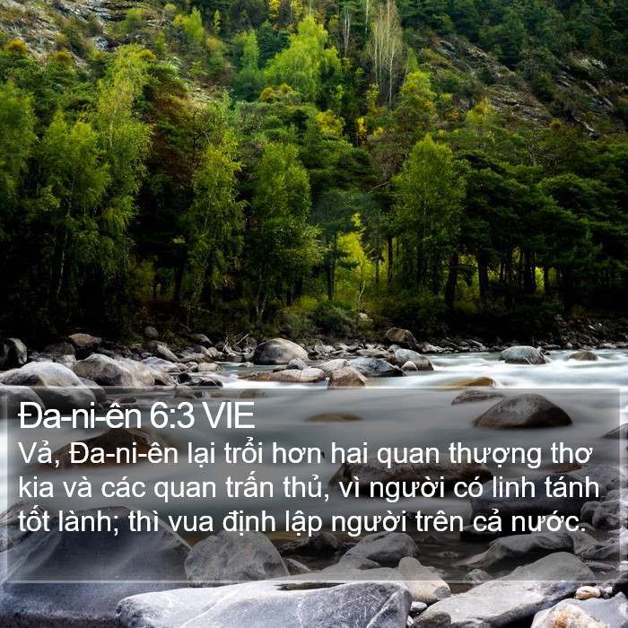 Ða-ni-ên 6:3 VIE Bible Study