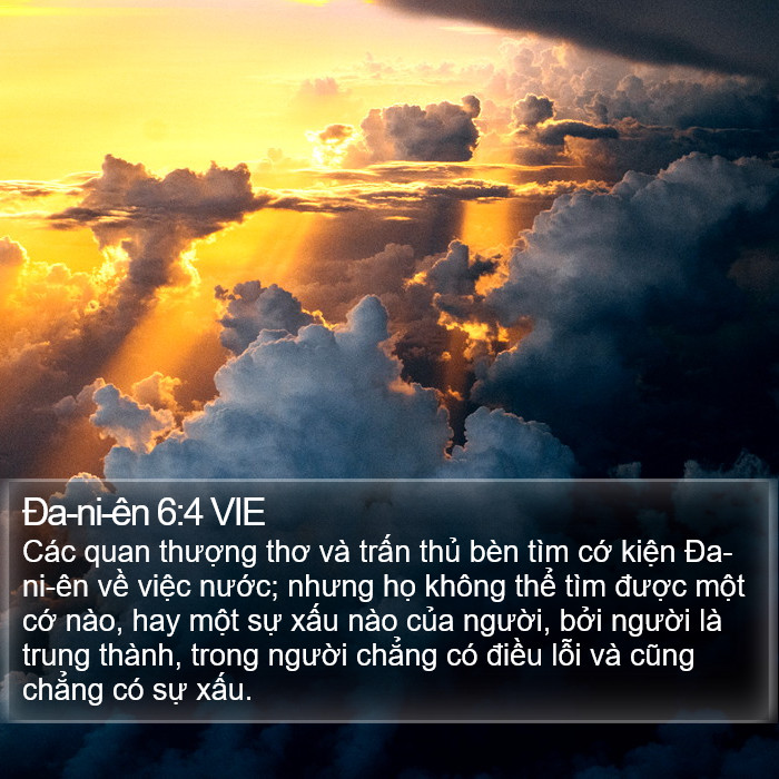Ða-ni-ên 6:4 VIE Bible Study