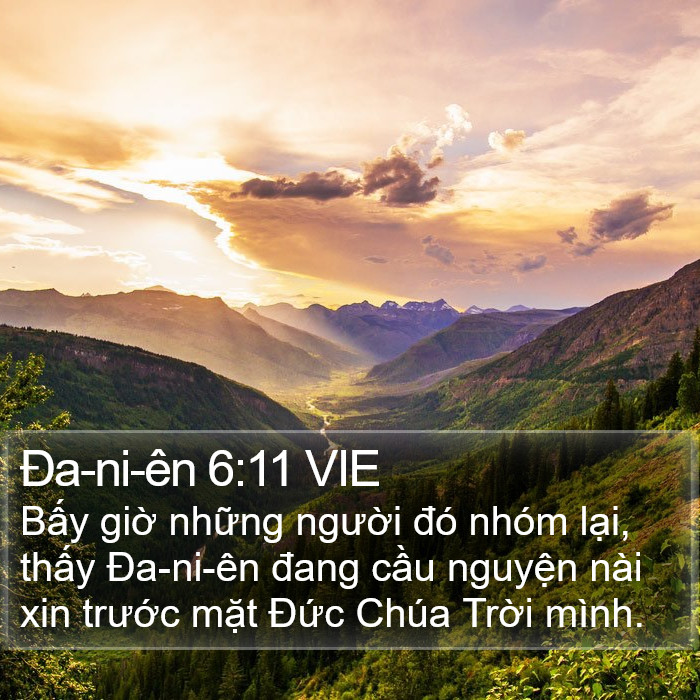 Ða-ni-ên 6:11 VIE Bible Study
