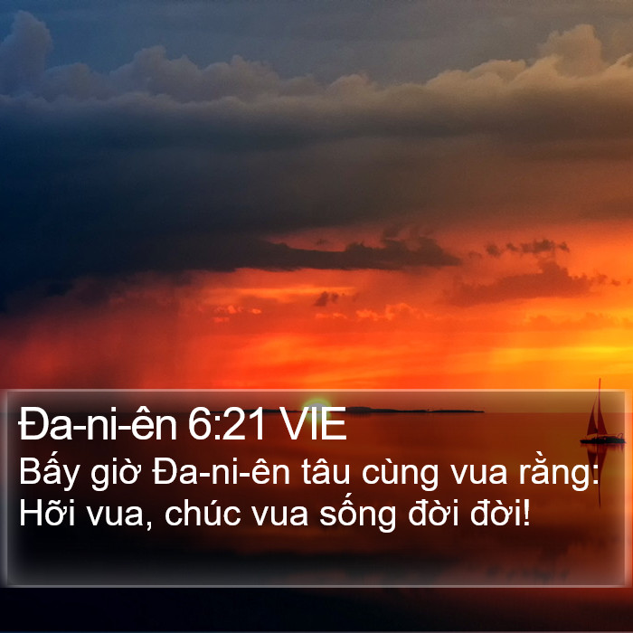 Ða-ni-ên 6:21 VIE Bible Study
