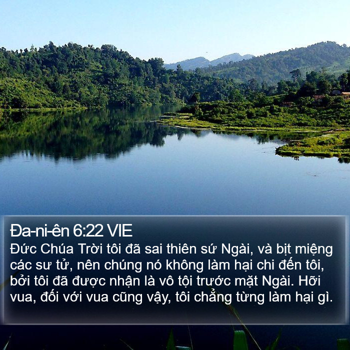 Ða-ni-ên 6:22 VIE Bible Study