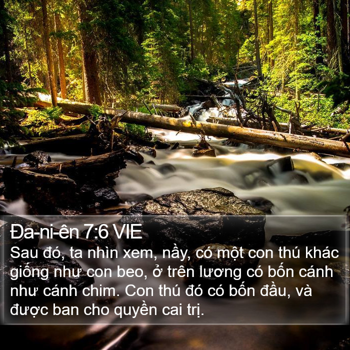 Ða-ni-ên 7:6 VIE Bible Study