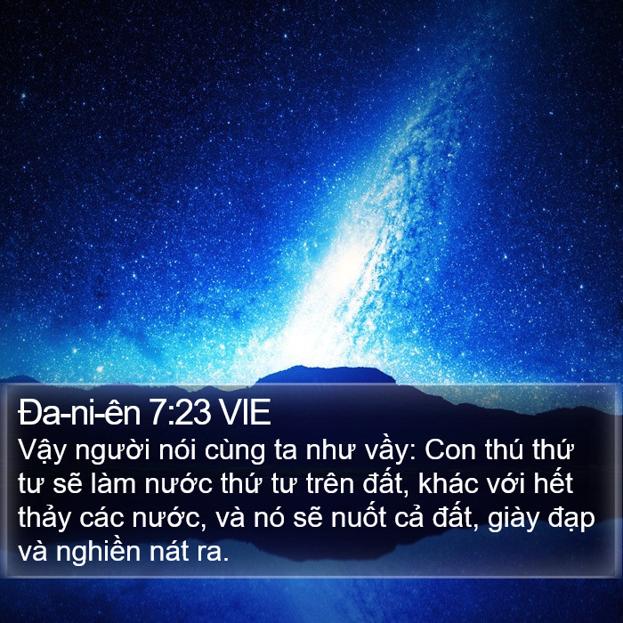 Ða-ni-ên 7:23 VIE Bible Study