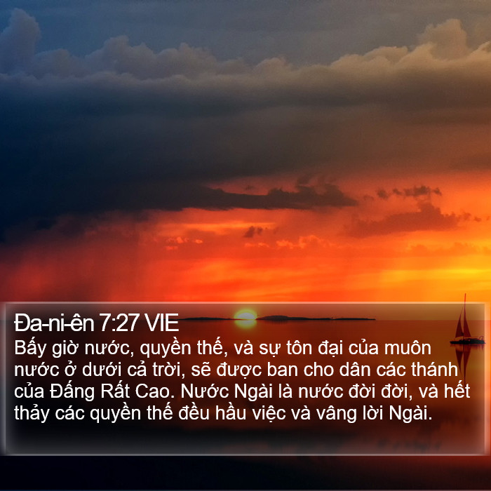 Ða-ni-ên 7:27 VIE Bible Study